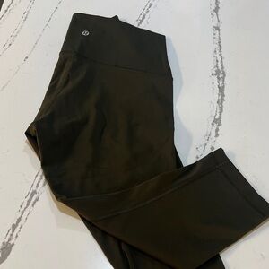 Lululemon Athletica Forest Green Leggings size 6